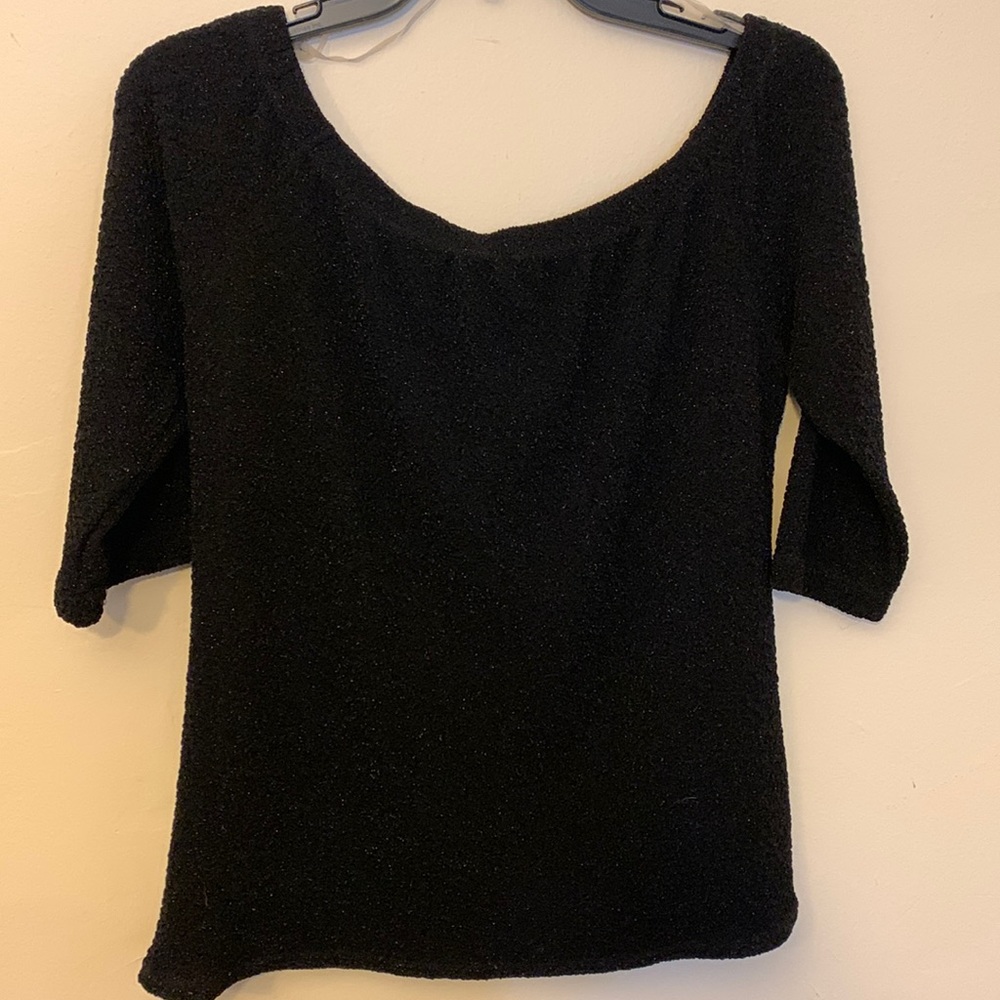 Peck & Peck Off-Shoulder Shirt